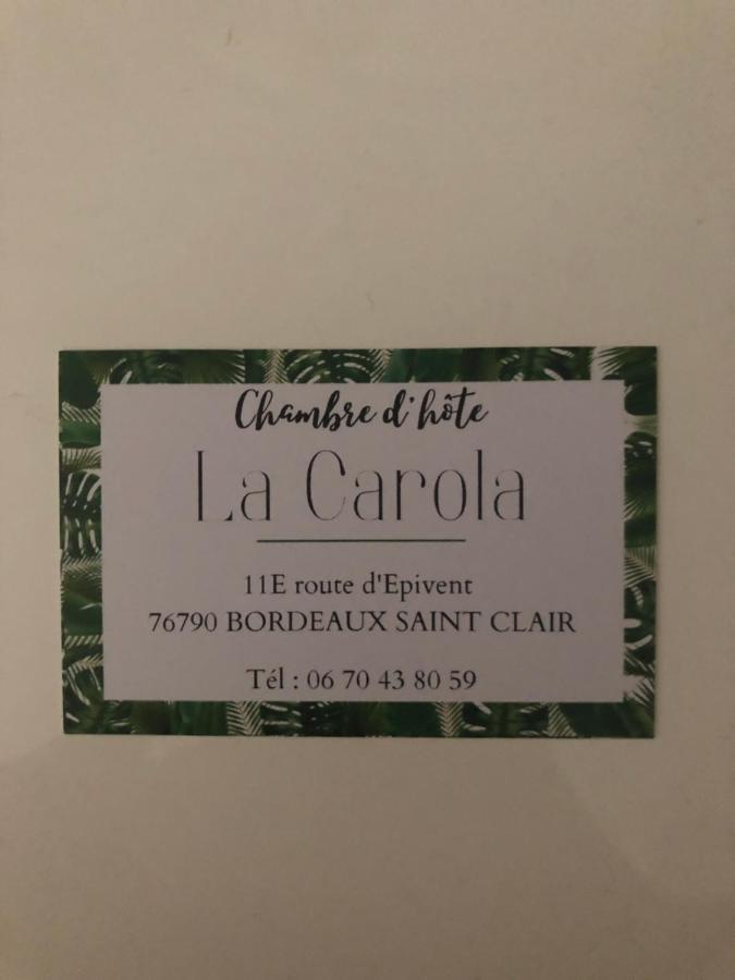 La Carola Bed and Breakfast Bordeaux-Saint-Clair Εξωτερικό φωτογραφία